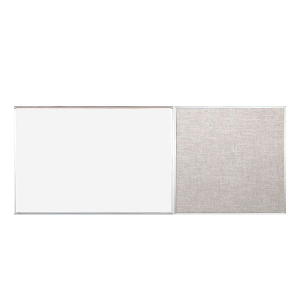 MooreCo Combination Markerboard, Vin-Tak Tackboard, Type E, 4 x 16 Feet 4000486